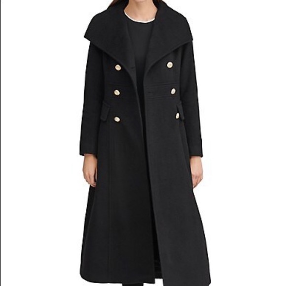 SOLD Karl Lagerfeld Wool Blend Military Coat - Picture 3 of 7